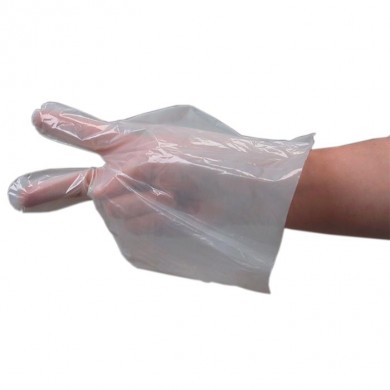 Gants en polyéthylène - gant doigtier deux doigts